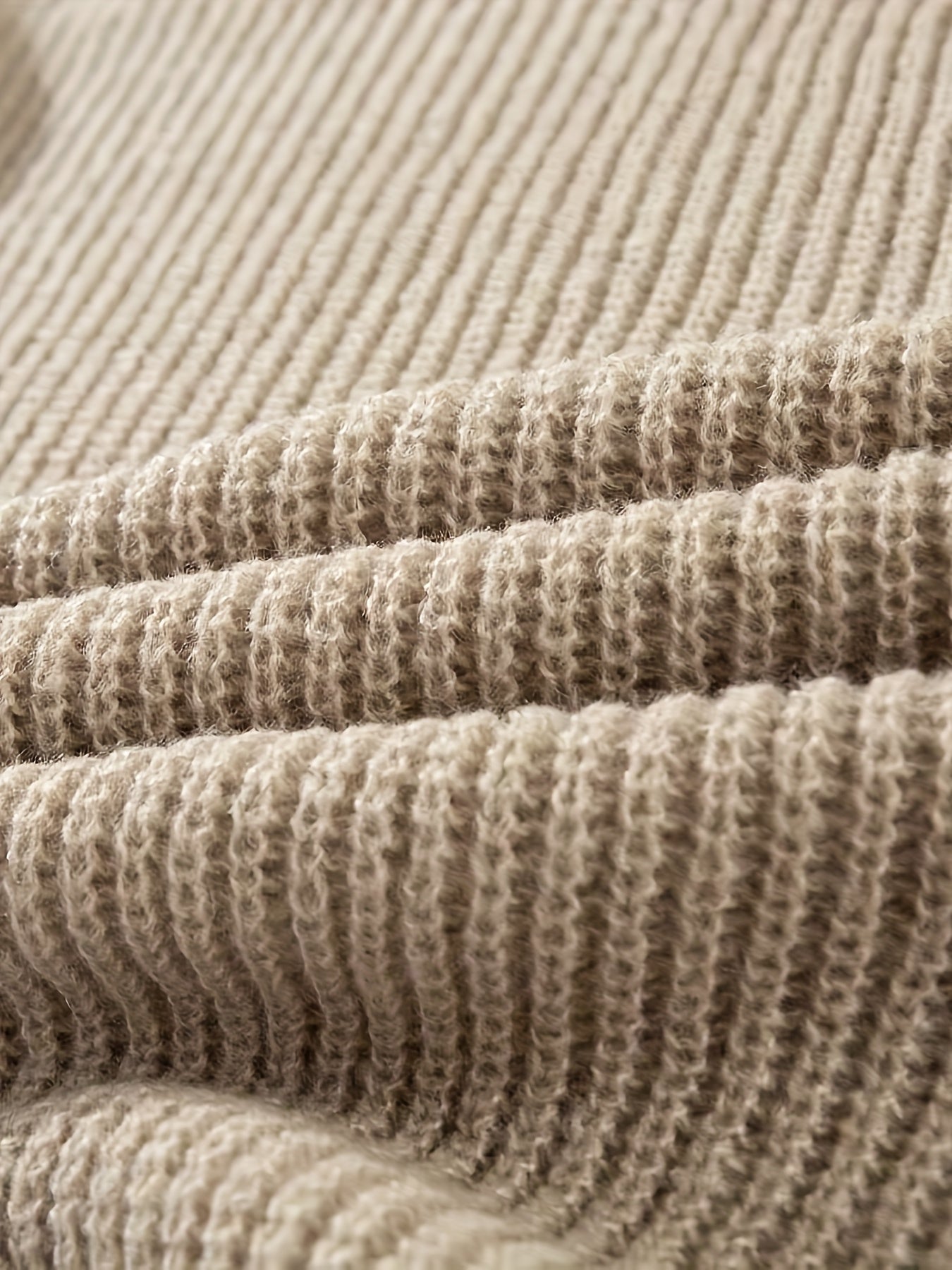 Pullover In Maglia Premium A Colore Pieno