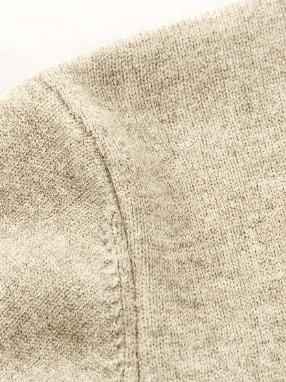 Pullover Casual Girocollo in Maglia Calda