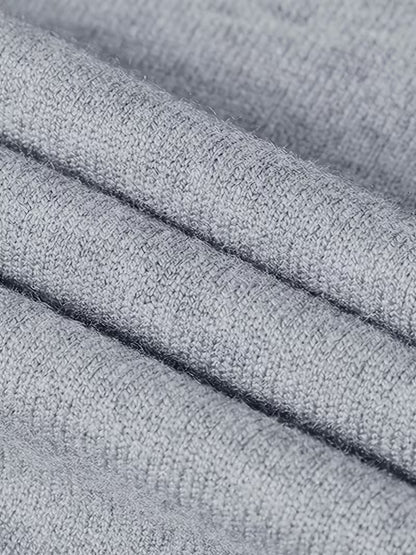 Pullover Casual Girocollo in Maglia Calda